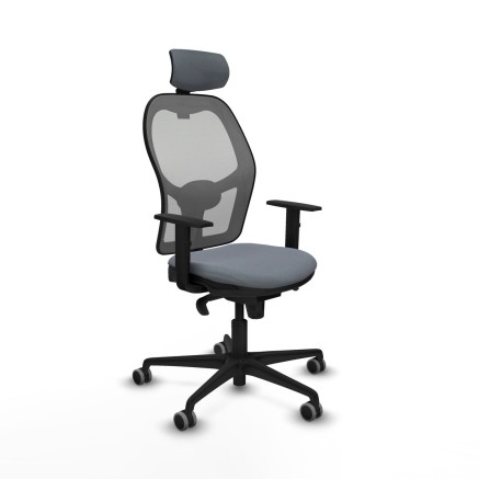 Chaise de Bureau avec Appui-tête Piqueras y Crespo 1D036G2 Gris