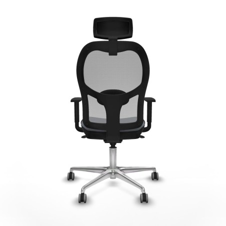 Chaise de Bureau avec Appui-tête Piqueras y Crespo 1D086G2 Gris