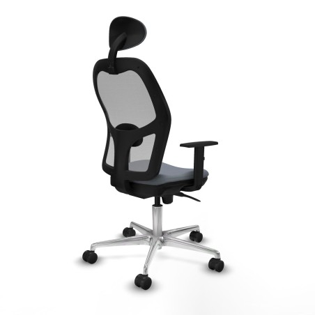 Sedia Ufficio con Poggiatesta Jorquera Piqueras y Crespo 1D086N1 Grigi