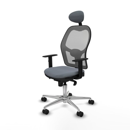 Sedia Ufficio con Poggiatesta Jorquera Piqueras y Crespo 1D086N1 Grigi