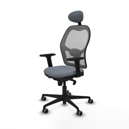 Office Chair with Headrest Piqueras y Crespo 2D036G1 Grey