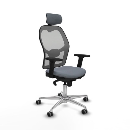 Bürostuhl mit Kopfstütze Piqueras y Crespo 2D086G2 Grau