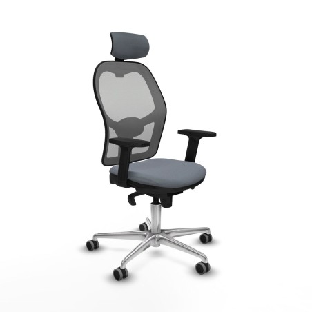 Bürostuhl mit Kopfstütze Piqueras y Crespo 2D086G2 Grau