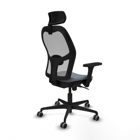 Sedia Ufficio con Poggiatesta Piqueras y Crespo 3D036G2 Grigio