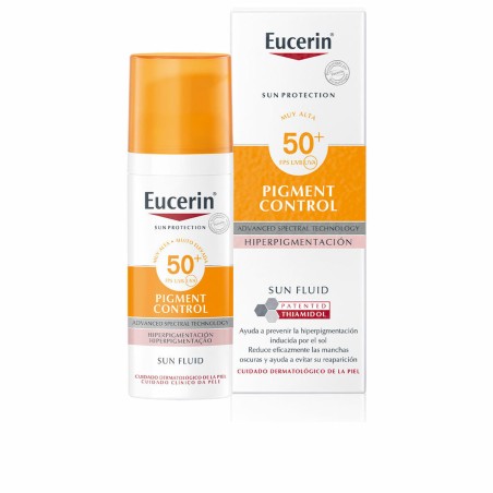 Anti Bruine vlekken Zonnebrandlotion Eucerin Sun Protection SPF 50+ 50