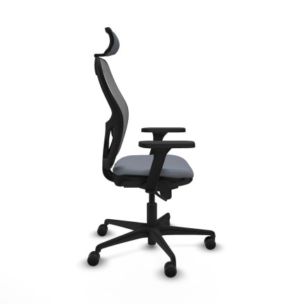 Chaise de Bureau avec Appui-tête Piqueras y Crespo 3D036N2 Gris 2