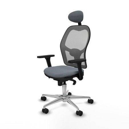 Chaise de Bureau avec Appui-tête Piqueras y Crespo 3D086N1 Gris
