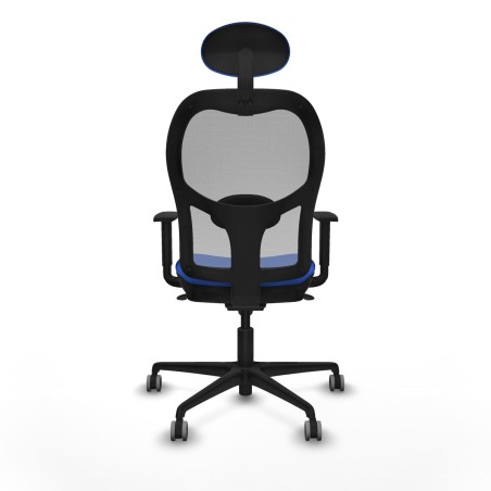 Sedia Ufficio con Poggiatesta Jorquera Piqueras y Crespo 1D036G1 Azzur