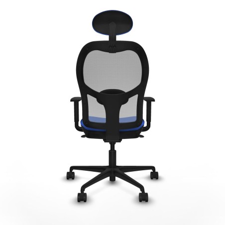 Sedia Ufficio con Poggiatesta Jorquera Piqueras y Crespo 1D036N1 Azzur