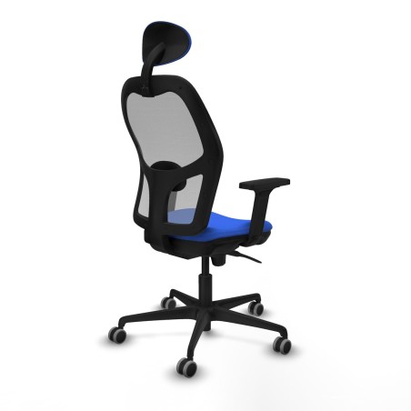 Office Chair with Headrest Piqueras y Crespo 2D036G1 Blue