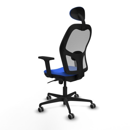 Office Chair with Headrest Piqueras y Crespo 2D036G1 Blue