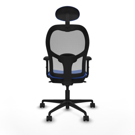 Office Chair with Headrest Piqueras y Crespo 2D036N1 Blue