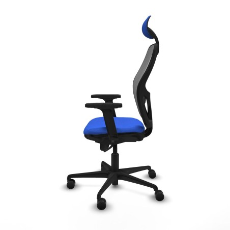 Sedia Ufficio con Poggiatesta Piqueras y Crespo 2D036N1 Azzurro