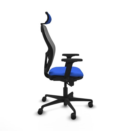 Chaise de Bureau avec Appui-tête Piqueras y Crespo 2D036N2 Bleu 2