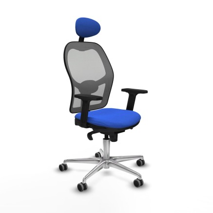 Bürostuhl mit Kopfstütze Piqueras y Crespo 2D086G1 Blau