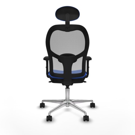 Bürostuhl mit Kopfstütze Piqueras y Crespo 2D086N1 Blau