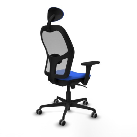 Sedia Ufficio con Poggiatesta Piqueras y Crespo 3D036G1 Azzurro
