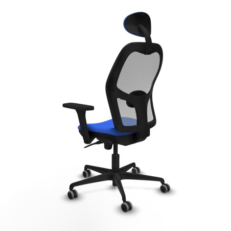 Sedia Ufficio con Poggiatesta Piqueras y Crespo 3D036G1 Azzurro