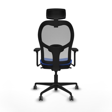 Office Chair with Headrest Piqueras y Crespo 3D036G2 Blue