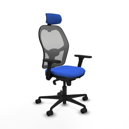 Bürostuhl mit Kopfstütze Piqueras y Crespo 3D036N2 Blau
