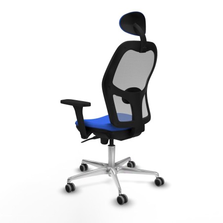 Sedia Ufficio con Poggiatesta Piqueras y Crespo 3D086G1 Azzurro