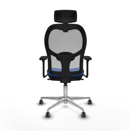 Chaise de Bureau avec Appui-tête Piqueras y Crespo 3D086G2 Bleu