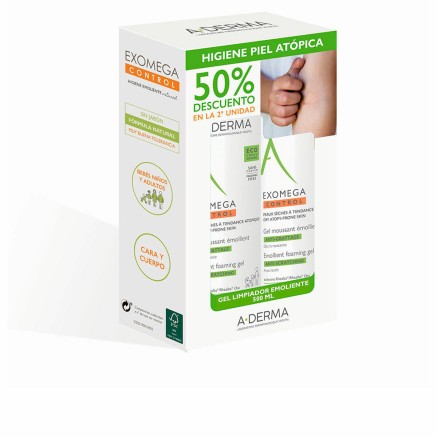 Espuma Limpiadora A-Derma Exomega Control Gel Espumoso Emoliente 500 m