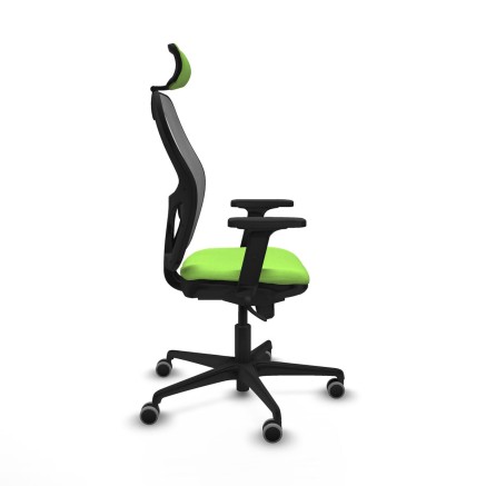 Chaise de Bureau avec Appui-tête Piqueras y Crespo 2D036G2 Pistache 2