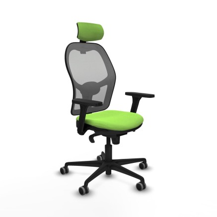 Sedia Ufficio con Poggiatesta Piqueras y Crespo 3D036G2 Pistacchio