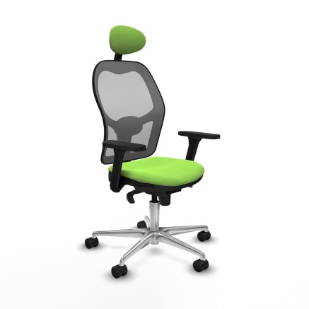 Chaise de Bureau avec Appui-tête Piqueras y Crespo 3D086N1 Pistache