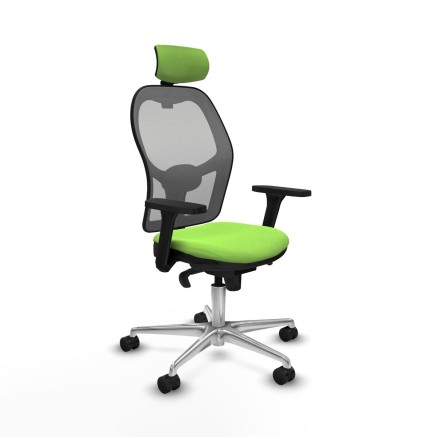Sedia Ufficio con Poggiatesta Piqueras y Crespo 3D086N2 Pistacchio