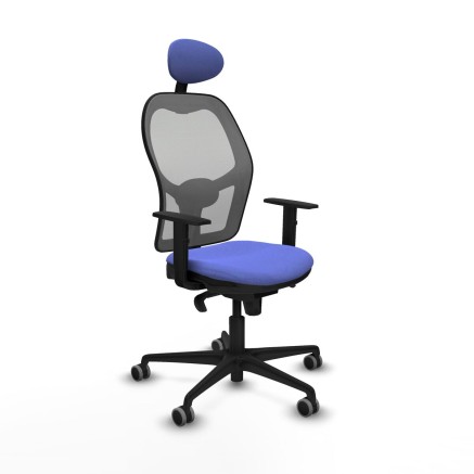 Office Chair with Headrest Jorquera Piqueras y Crespo 1D036G1 Light Bl