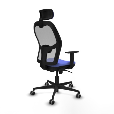 Sedia Ufficio con Poggiatesta Piqueras y Crespo 1D036G2 Azzurro Chiaro