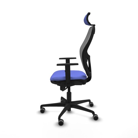 Sedia Ufficio con Poggiatesta Piqueras y Crespo 1D036G2 Azzurro Chiaro