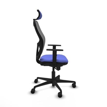 Chaise de Bureau avec Appui-tête Piqueras y Crespo 1D036N2 Bleu clair 2