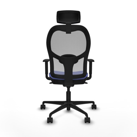 Sedia Ufficio con Poggiatesta Piqueras y Crespo 1D036N2 Azzurro Chiaro
