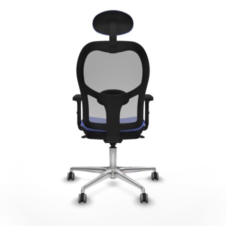 Sedia Ufficio con Poggiatesta Piqueras y Crespo 2D086G1 Azzurro Chiaro