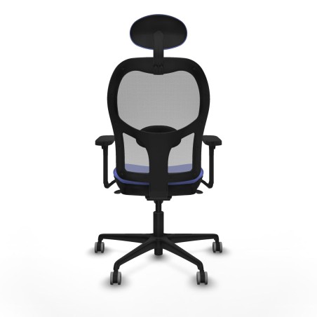 Office Chair with Headrest Piqueras y Crespo 3D036G1 Light Blue