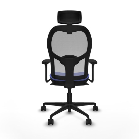 Sedia Ufficio con Poggiatesta Piqueras y Crespo 3D036N2 Azzurro Chiaro