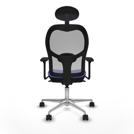 Sedia Ufficio con Poggiatesta Jorquera Piqueras y Crespo 3D086N1 Azzur