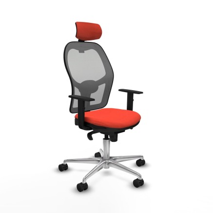 Chaise de Bureau Piqueras y Crespo 1D086N2 Orange Foncé