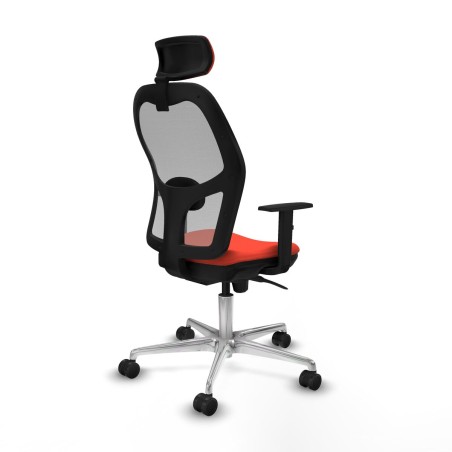 Chaise de Bureau Piqueras y Crespo 1D086N2 Orange Foncé