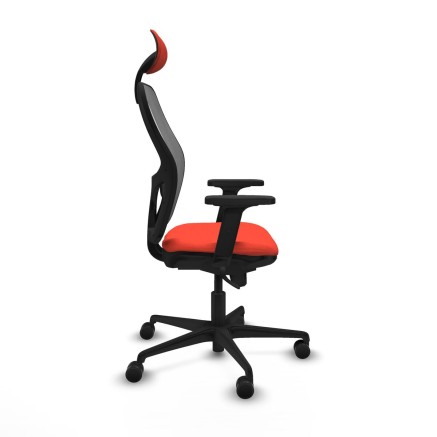 Office Chair with Headrest Jorquera Piqueras y Crespo 2D036N1 Dark Ora 2