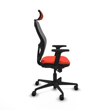 Sedia Ufficio con Poggiatesta Jorquera Piqueras y Crespo 2D036N2 Aranc 2