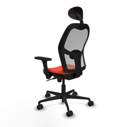 Sedia Ufficio con Poggiatesta Jorquera Piqueras y Crespo 3D036N1 Aranc 2