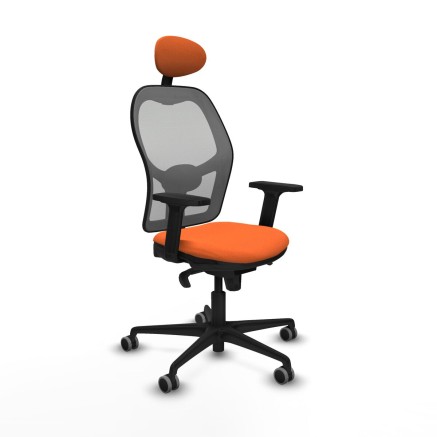 Bürostuhl mit Kopfstütze Jorquera Piqueras y Crespo 2D036G1 Orange