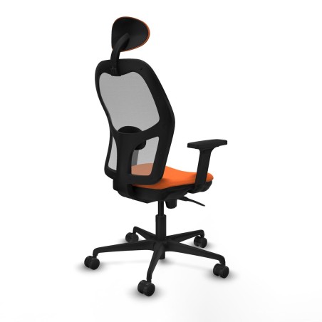 Office Chair with Headrest Jorquera Piqueras y Crespo 2D036N1 Orange