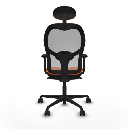 Office Chair with Headrest Jorquera Piqueras y Crespo 2D036N1 Orange