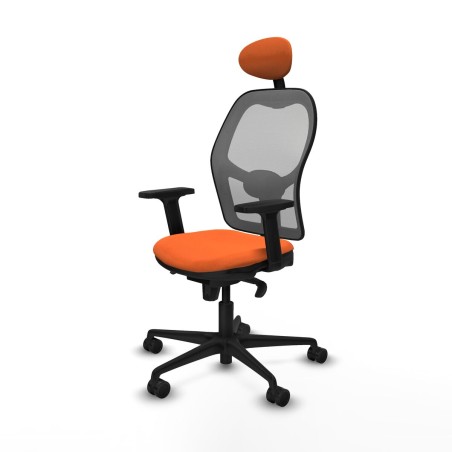 Office Chair with Headrest Jorquera Piqueras y Crespo 2D036N1 Orange