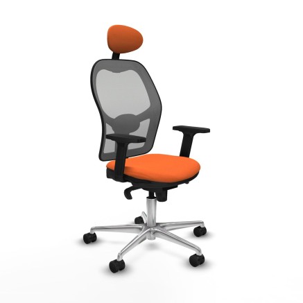 Bürostuhl mit Kopfstütze Jorquera Piqueras y Crespo 2D086N1 Orange